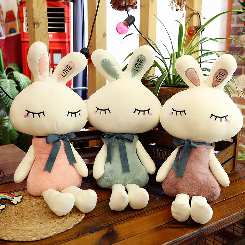 Cute bunny doll rabbit plush toy rabbit doll doll sleeping pillow to give female birthday gift