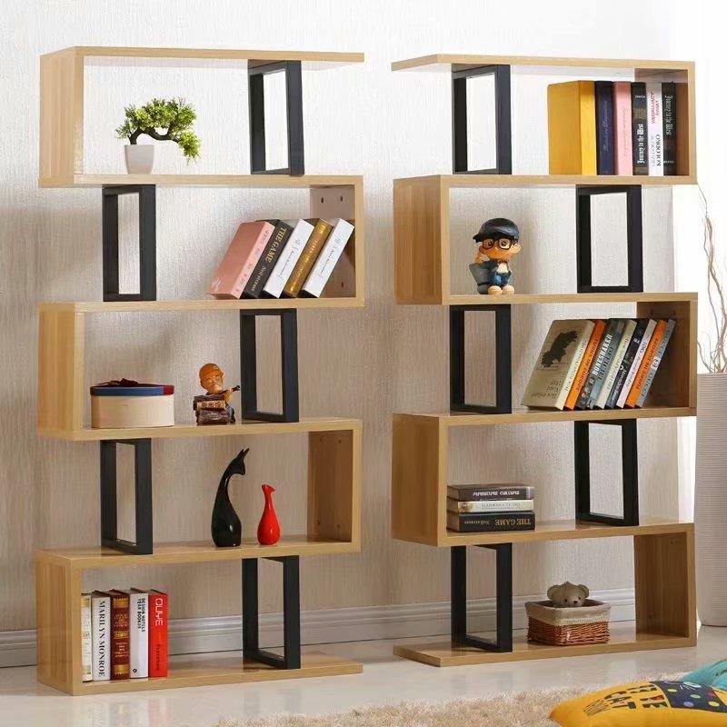 Iron Wood Layer Plate With Backplane Can Be Equipped With Hook Bottom Cabinet Light Box Steel And Wood Shelves 120*40*200*5 Layer Hook Shelves, Display Shelves, Convenience Store Shelves undefined