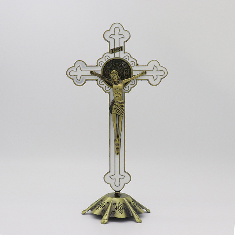 天主教，十字架摆件
，耶稣基督教堂，宗教圣像摆件办公室家用保平安主内礼品，工艺品，宗教用品详情图6