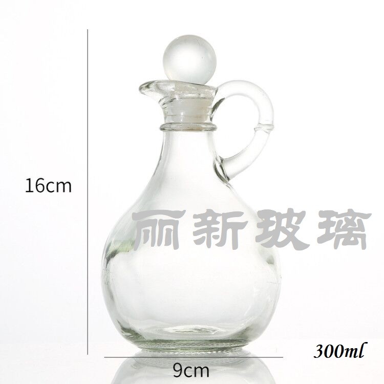 Glass oil and vinegar bottle Specification image