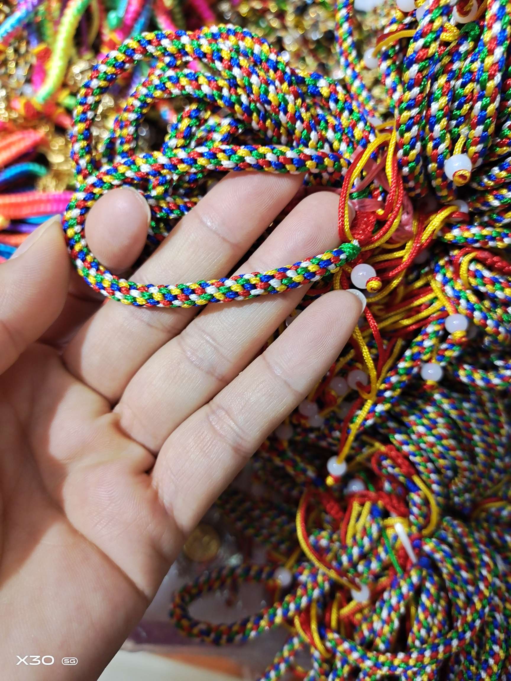 Five-color bracelet