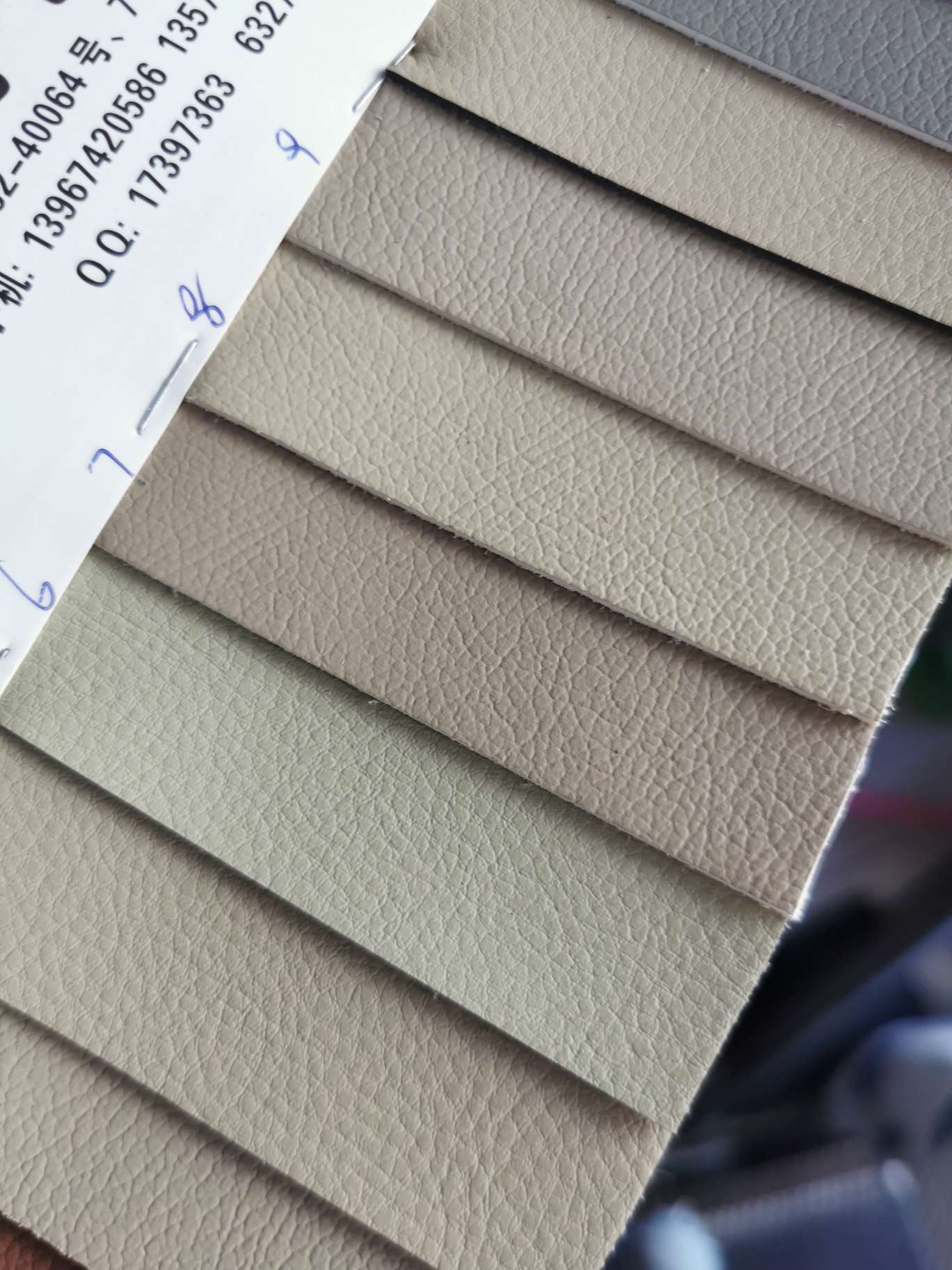 仿真皮超纤1.3 MM座椅垫现货产品图