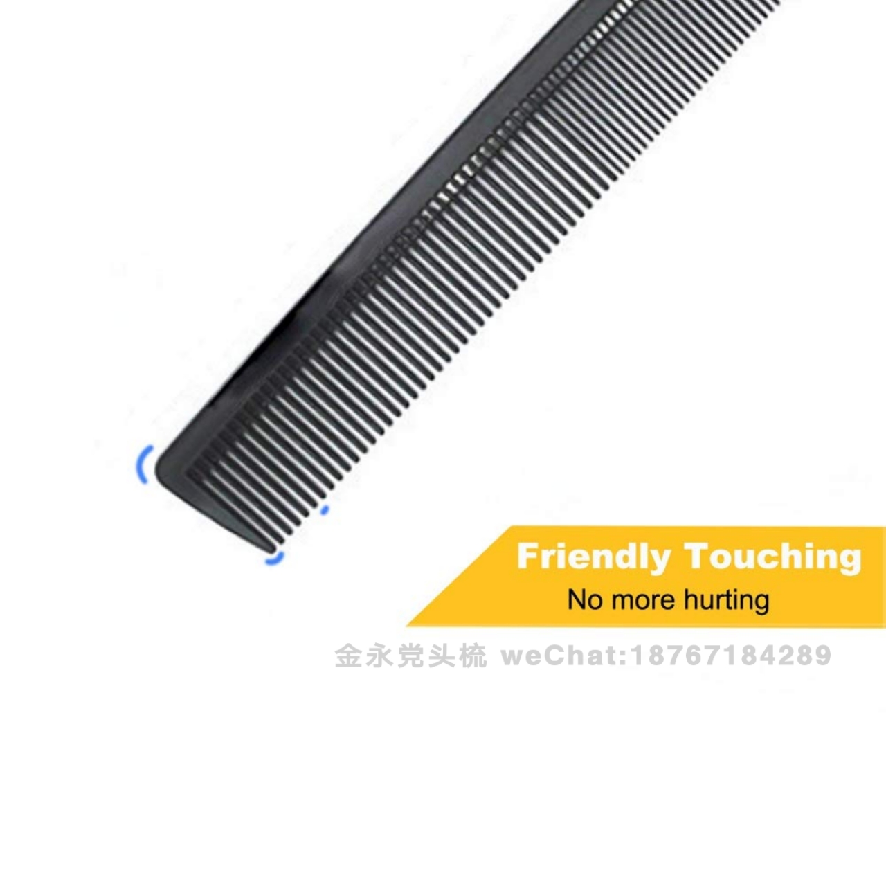 Professional Hair Salon Hair Comb Specification drawing