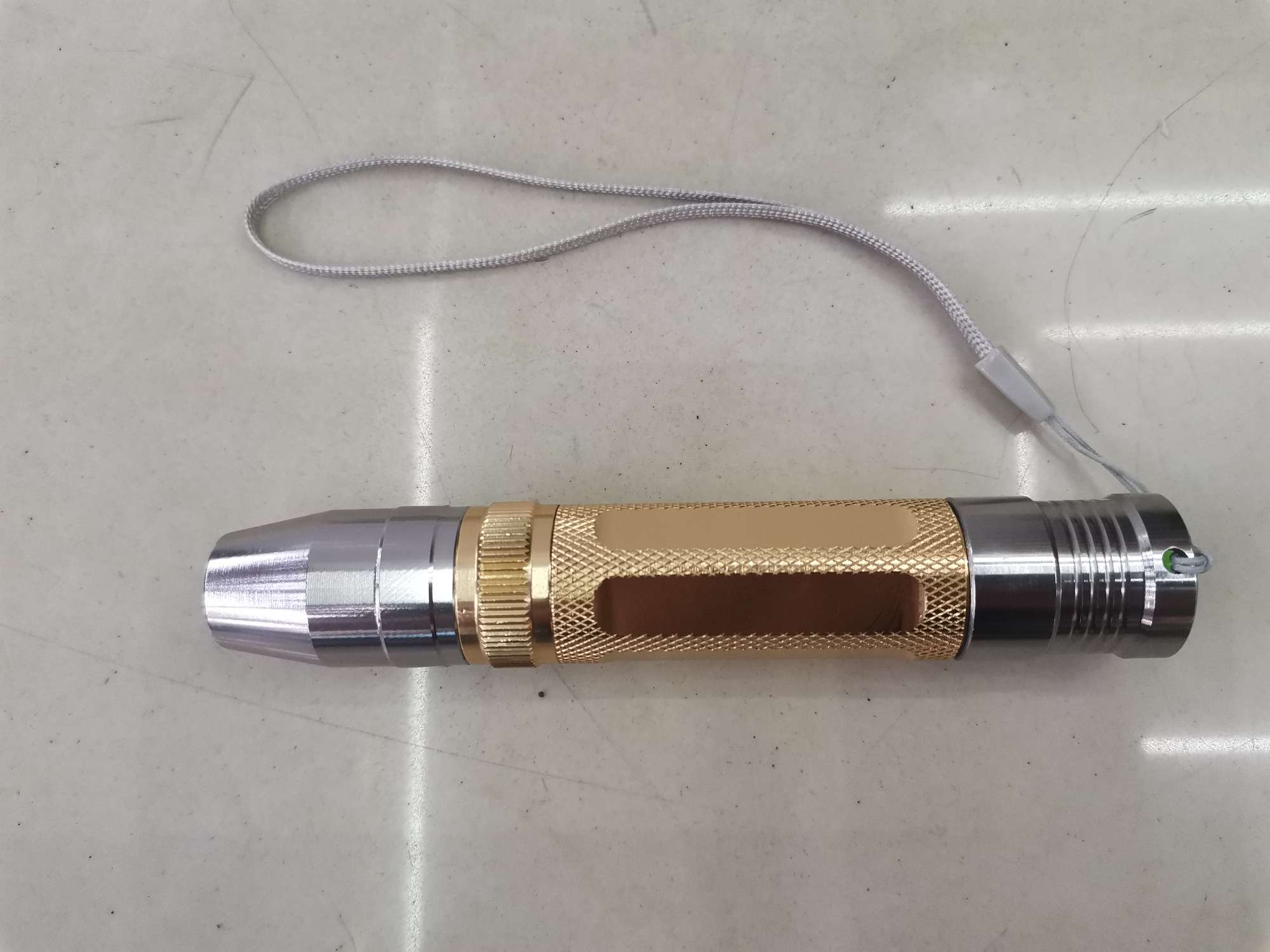 铝材质紫光灯验钞珠宝玉石翡翠专用手电筒