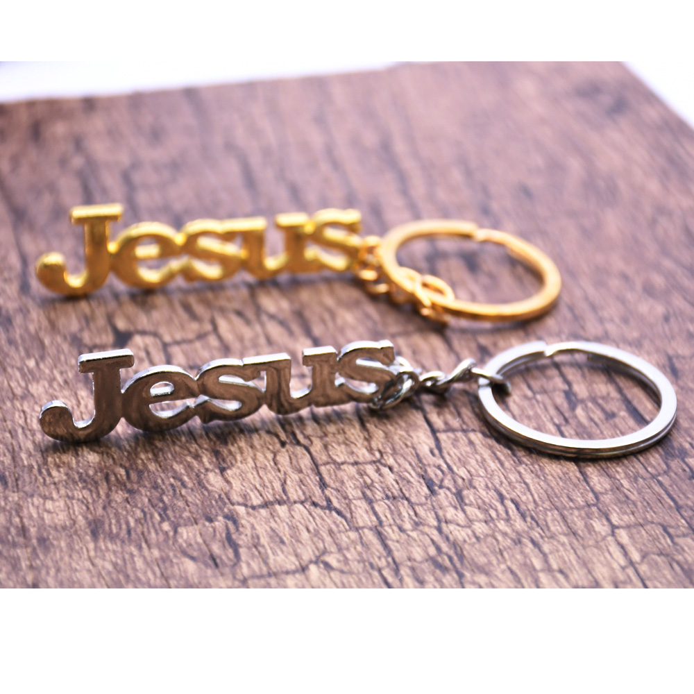 Top 100 Gold and silver Jesus keychain pendants, ring decorations, religious pilgrimage site gifts and giveaways undefined