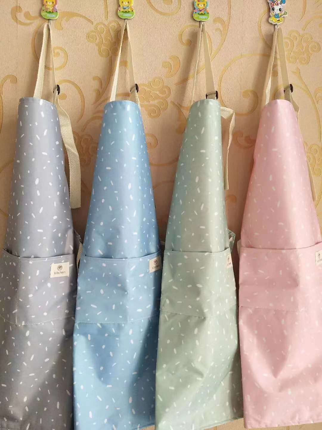 2023 New waterproof new floral apron thumbnail
