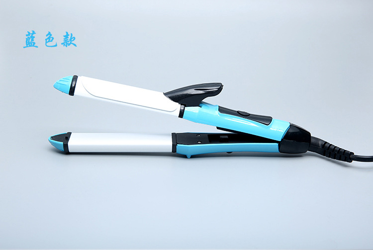 韩版新款二合一卷发棒直卷两用刘海内扣直发器夹板厂家直销烫发器