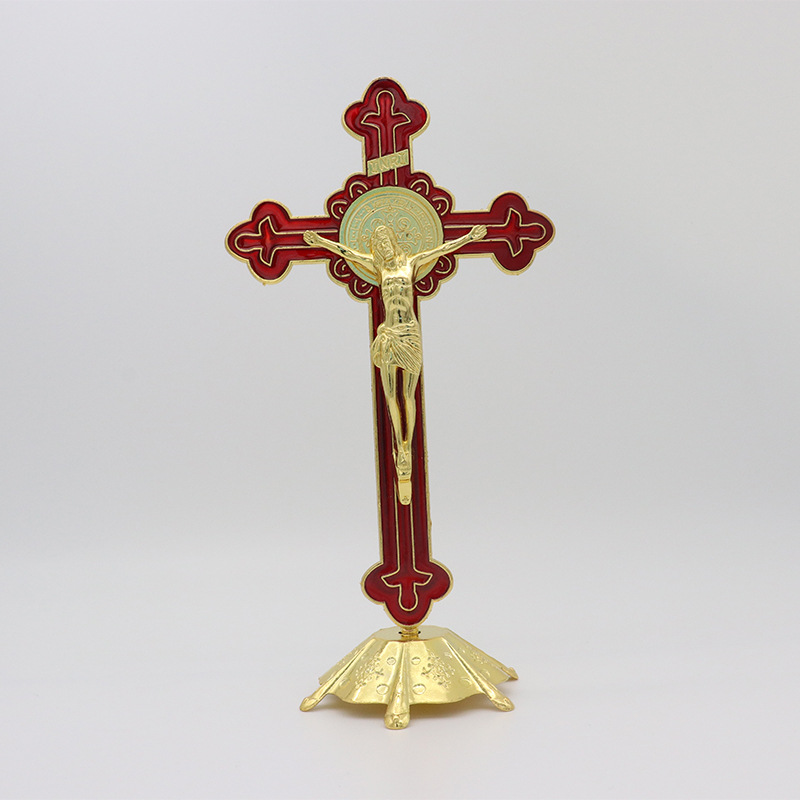 天主教，十字架摆件
，耶稣基督教堂，宗教圣像摆件办公室家用保平安主内礼品，工艺品，宗教用品详情图7