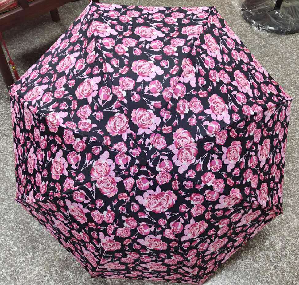 太阳伞女防紫外折叠抗风晴雨两用遮阳防晒雨伞太阳伞全自动带盒子全自动伞太阳伞五折伞