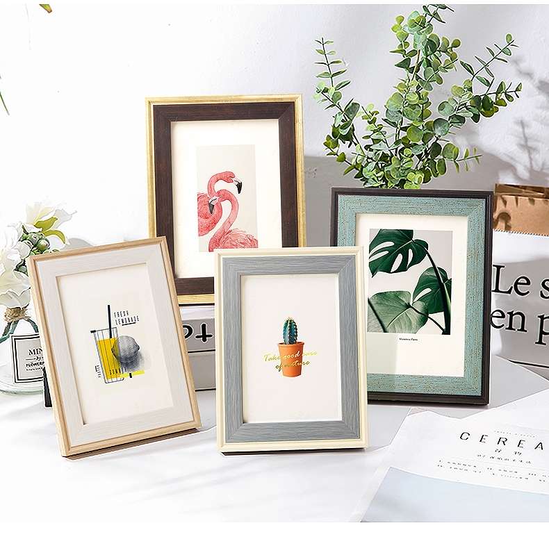 复古相框摆台创意照片框5寸6寸7寸8寸10寸A4寸儿童相片摆件像 画框