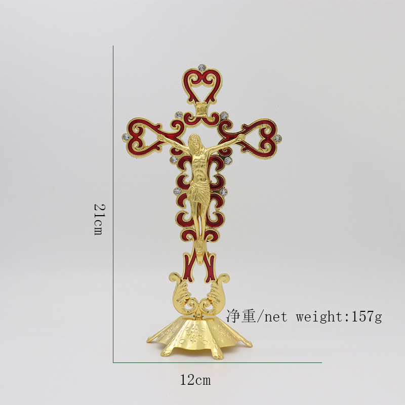 站立十字架摆件细节图