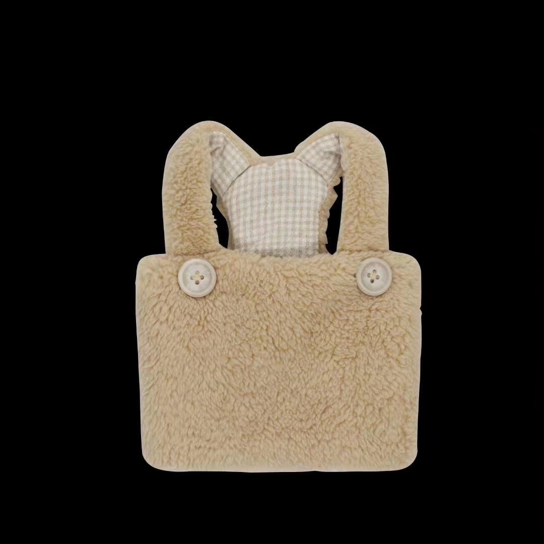 Pocket bottom shirt (skirt) + velvet vest, pet babies wear very good style! undefined