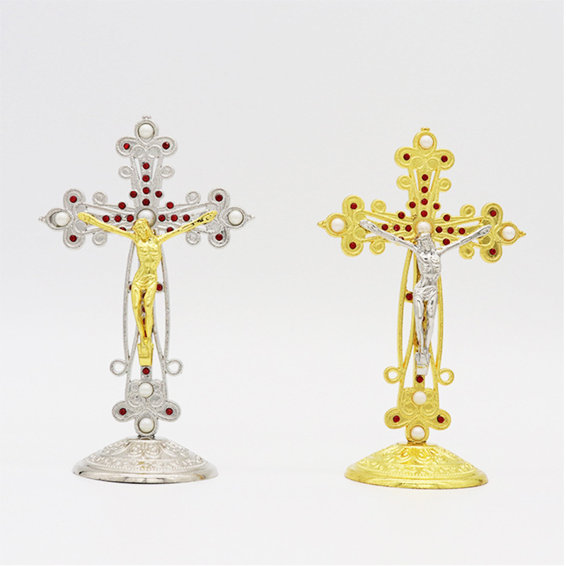 十字架耶稣基督教堂宗教圣像摆件办公室家用主内礼品，工艺品，宗教用品