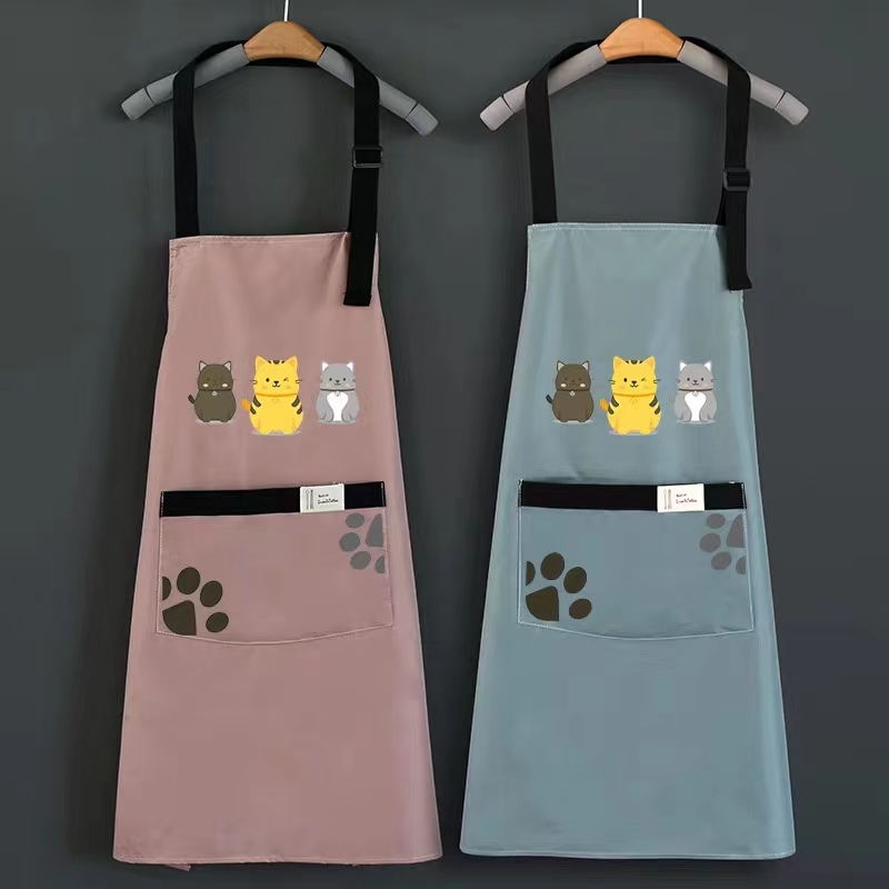 Three cats waterproof apron
