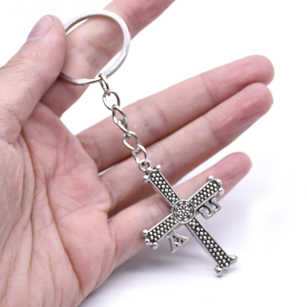 Baiyou Ancient Silver cross keychains, pendants, rings, ornaments, religious pilgrimage site gifts and promotional items Application Scenario