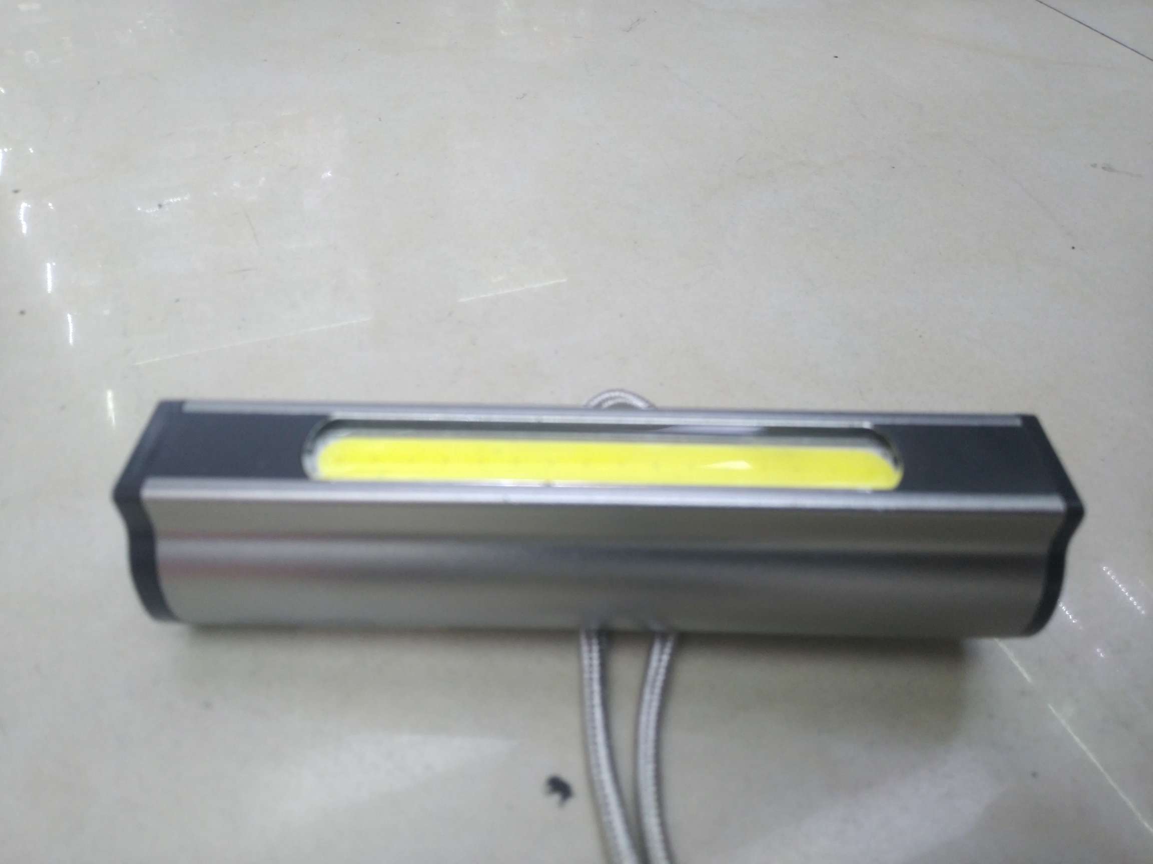 The new COB outdoor camping lamp has an emergency light strip, a mobile power supply, lighting input and output, and a power bank function Item Picture