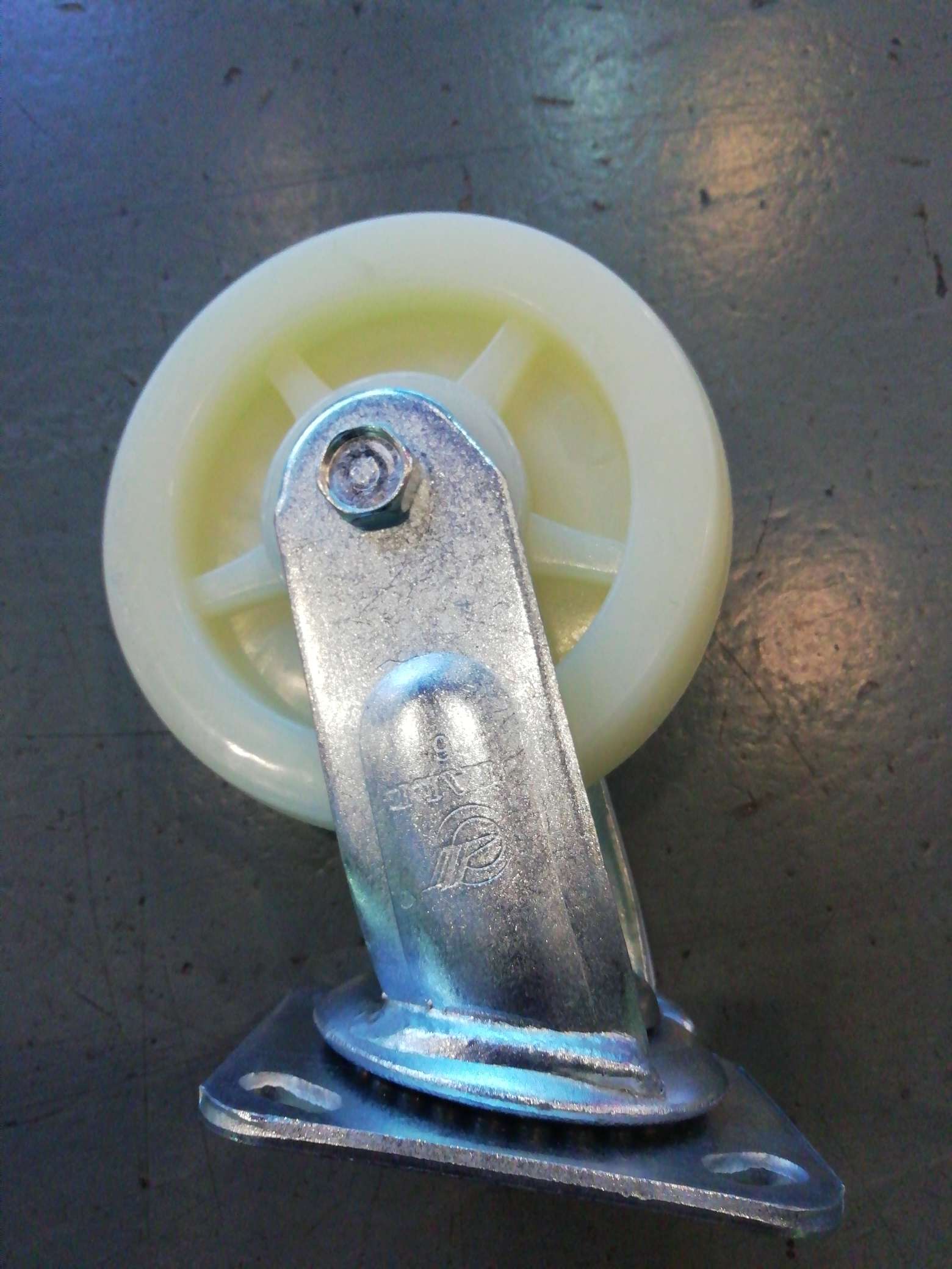 6-inch heavy-duty white nylon casters
