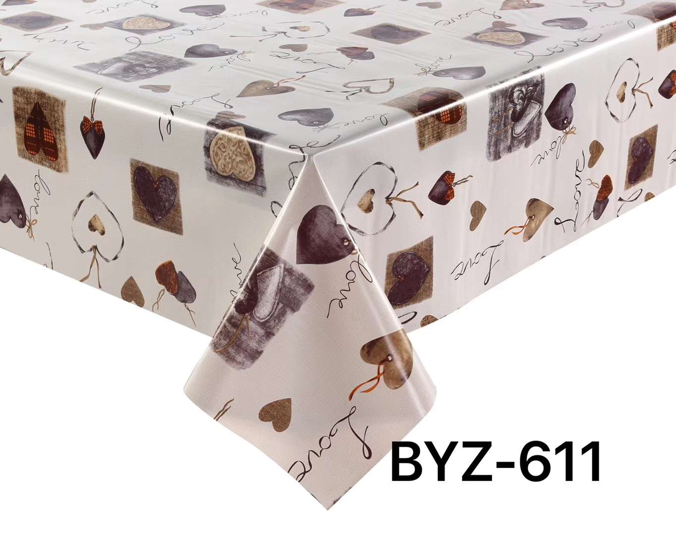 PVC printed yarn tablecloth, plain tablecloth, waterproof, oil-proof, no-wash and heat-resistant tablecloth Specification image