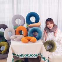 New U-shaped pillow for car, airplane, portable long-distance travel pillow for nap, casual neck protection U-shaped neck pillow