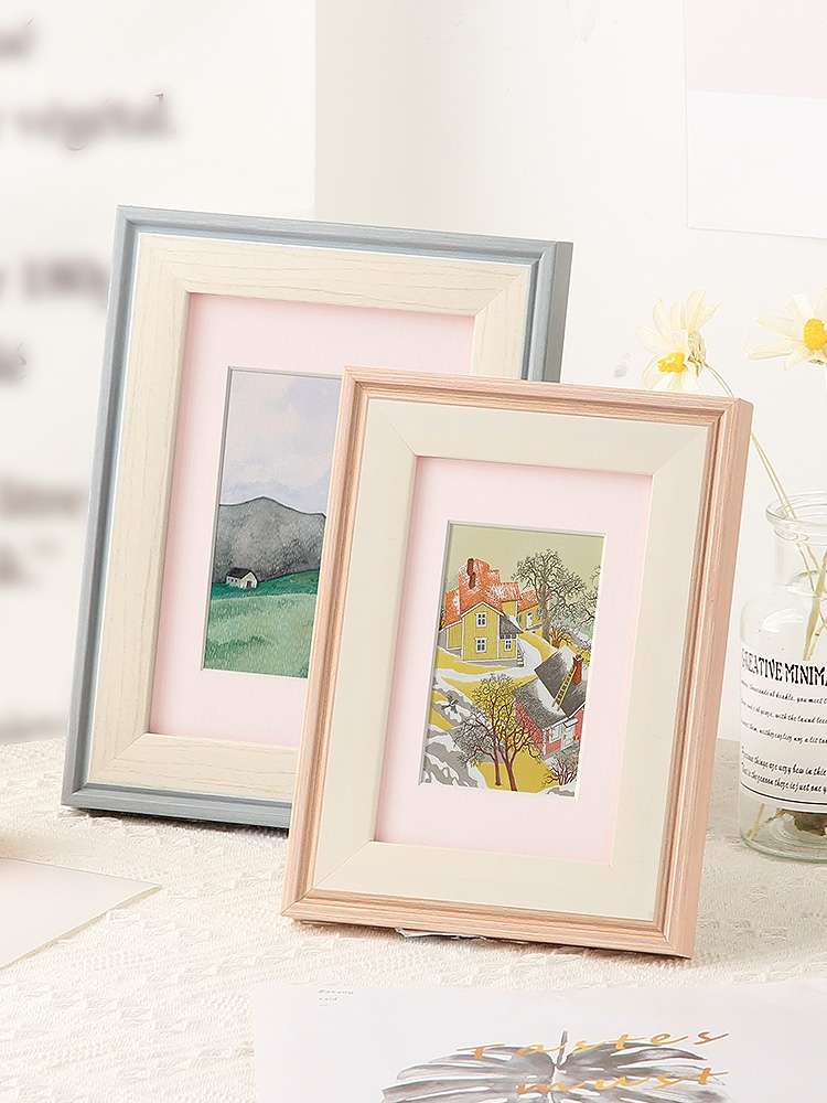 复古   相框摆台创意照片框5寸6寸7寸8寸10寸A4寸儿童相片摆件像画框图