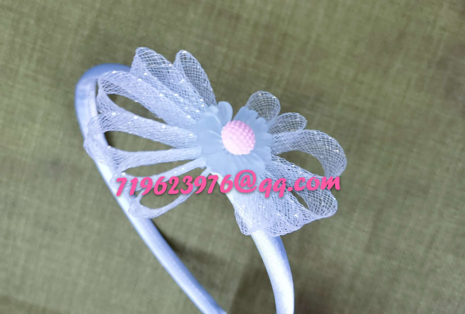 Headband hairpin hairpiece elastic net