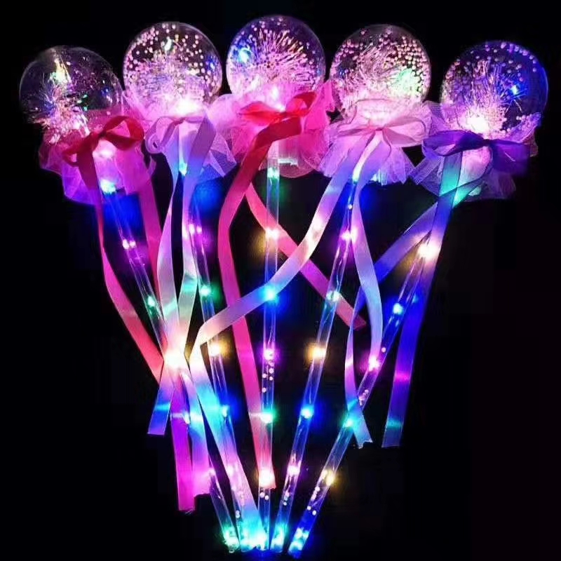 2020摆摊新款地摊魔法棒儿童发光玩具七彩仙女棒星空棒礼品玩具