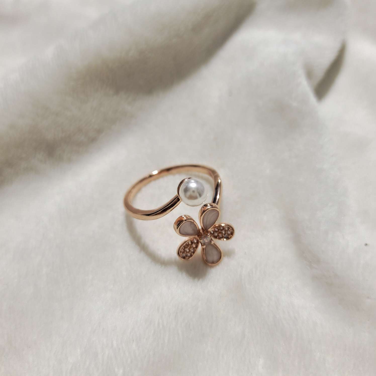 Rose gold ring hipster woman Instagram simple creative geometric ring ring tail ring feminine first jewelry