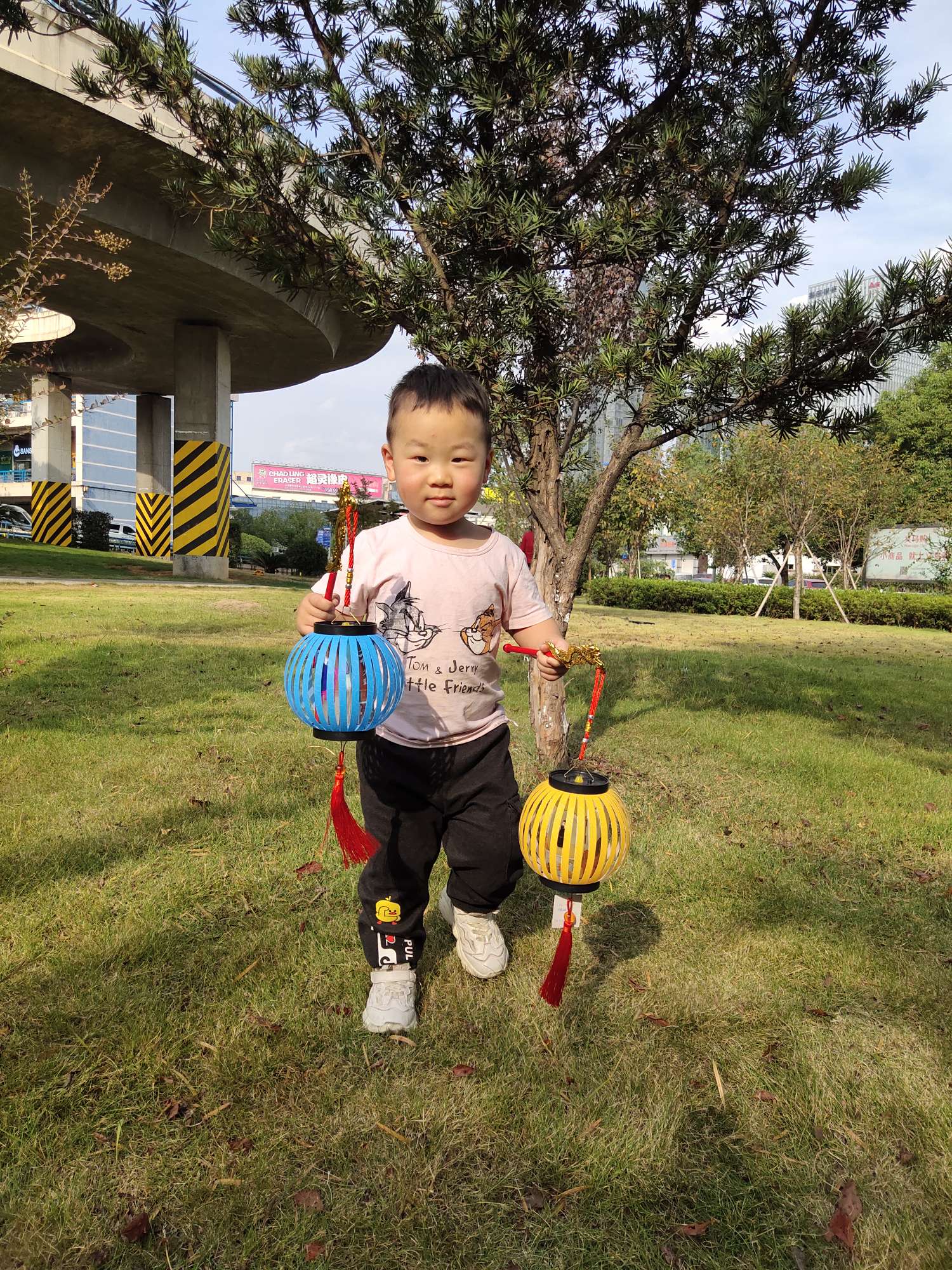 中秋节花灯幼儿园儿童手提led发光小灯笼手工制作自制diy材料包