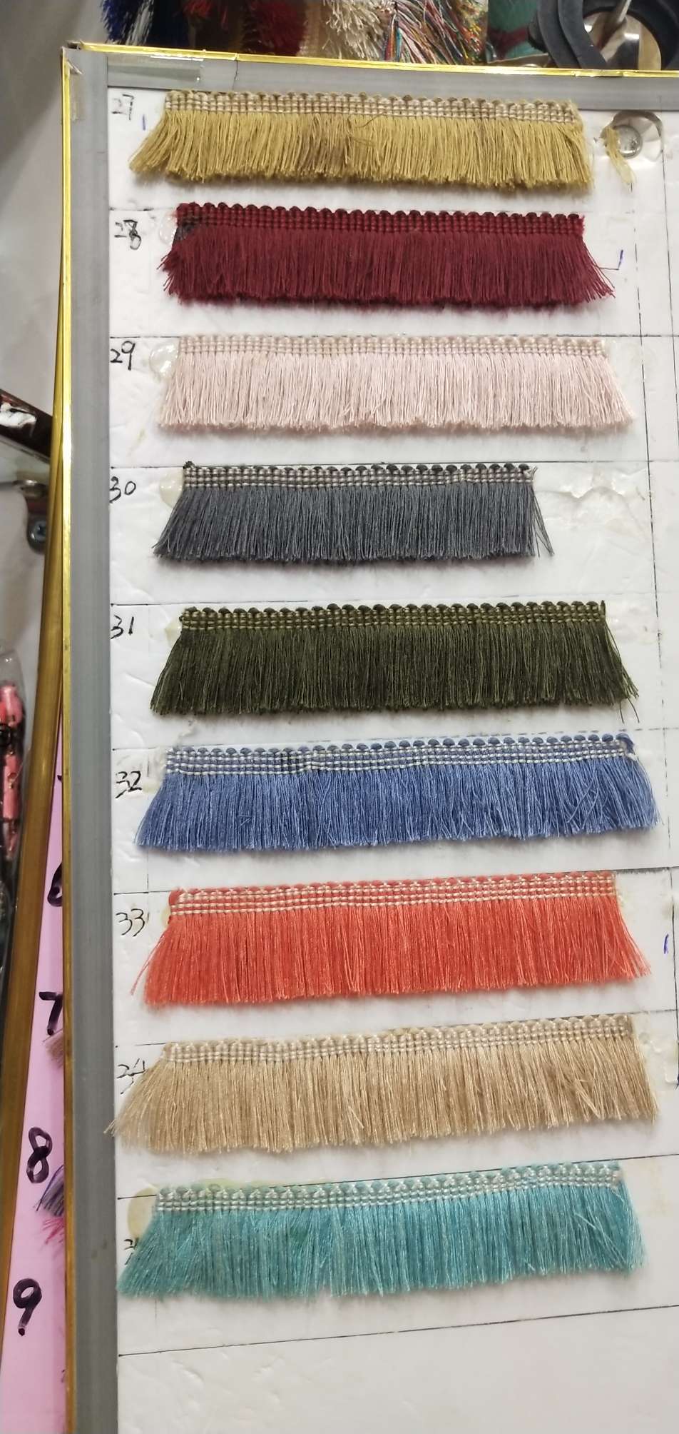 2.5公分棉花边现货产品图