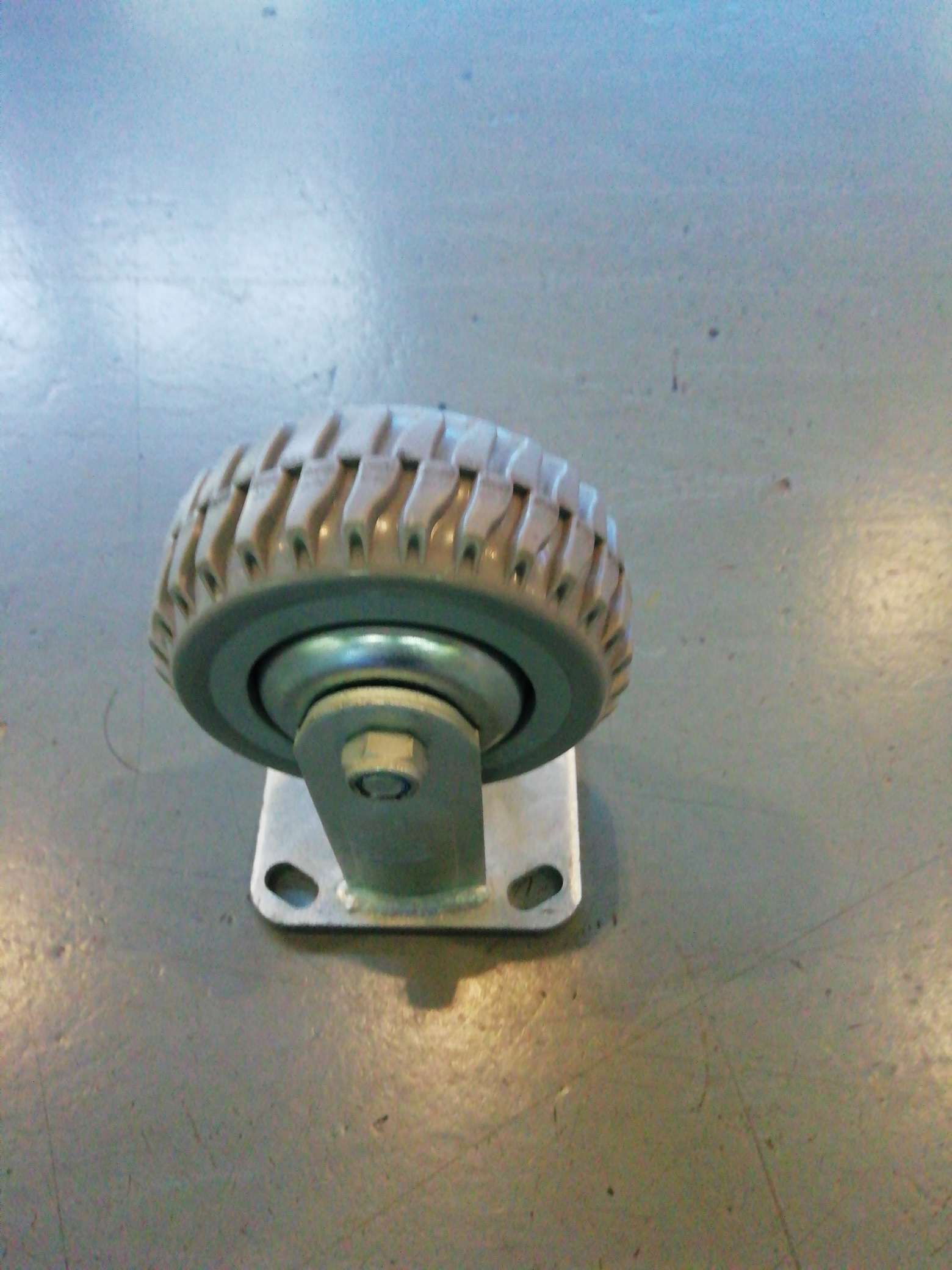 5-inch heavy-duty polyurethane peak fire oriented wheel details Picture