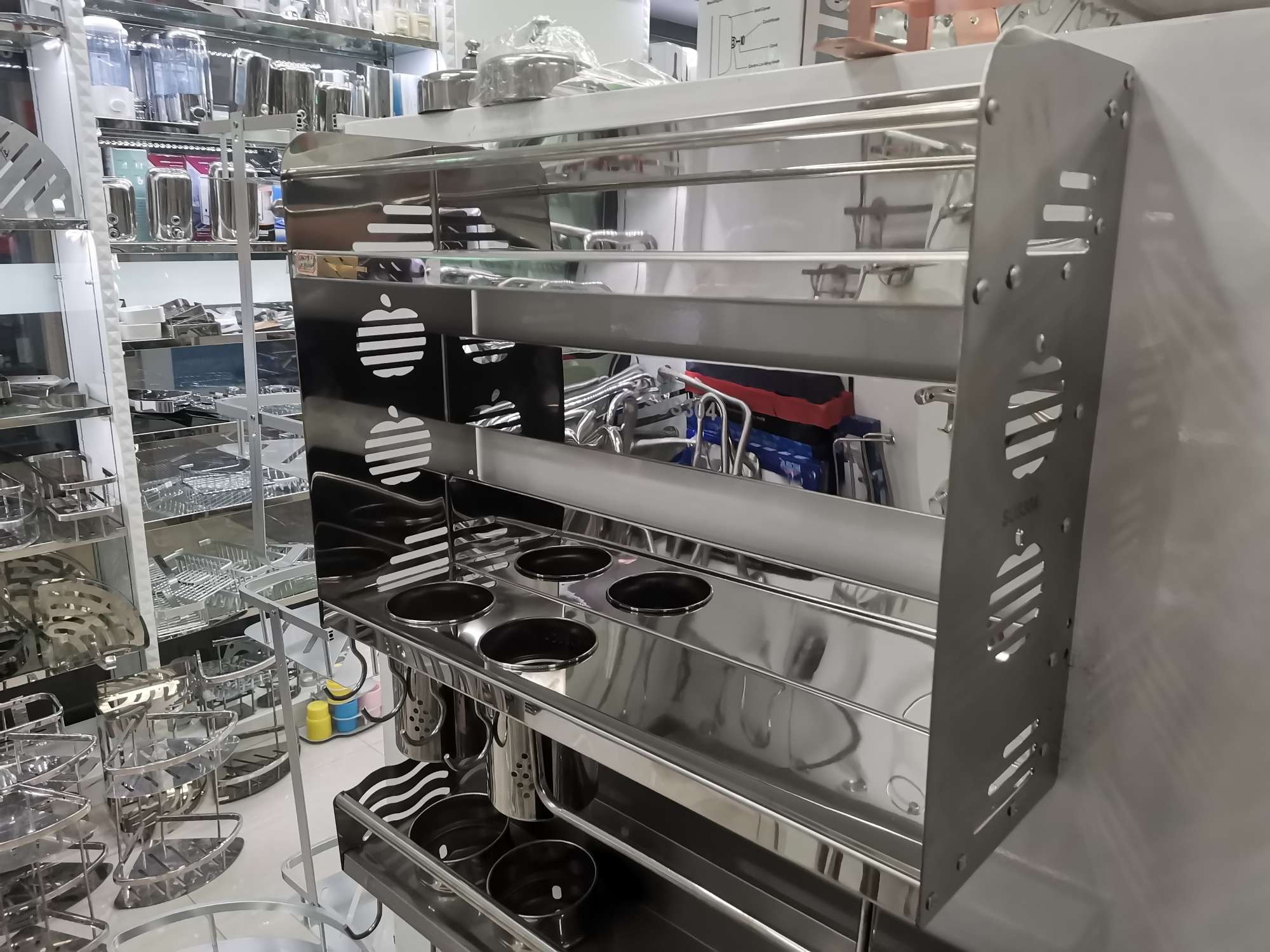 调味架 厨房置物架
 刀架详情图7