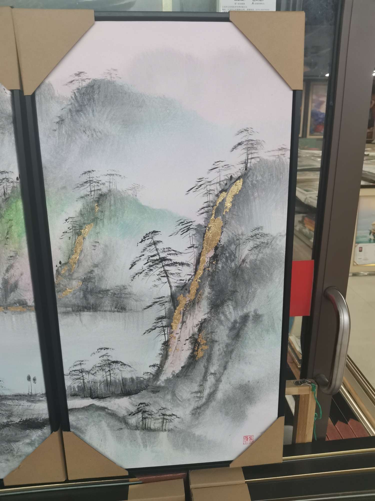 The color hand-painted European-style flower in the entrance hall, dining room, vertical hanging painting, living room, corridor and background wall decoration are beautiful and elegant