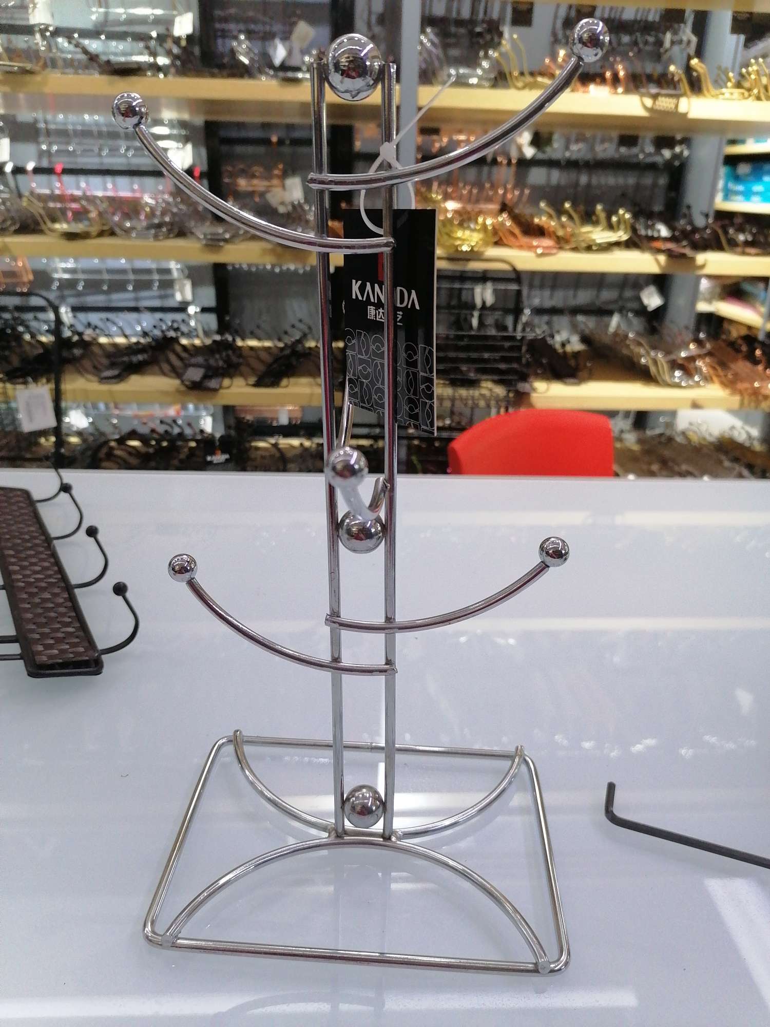 矮大钢珠咖啡杯架