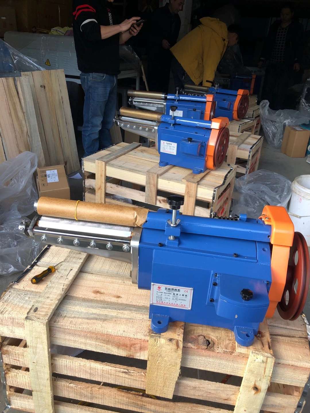 24cm soft roller powerful gluing machine Specification image