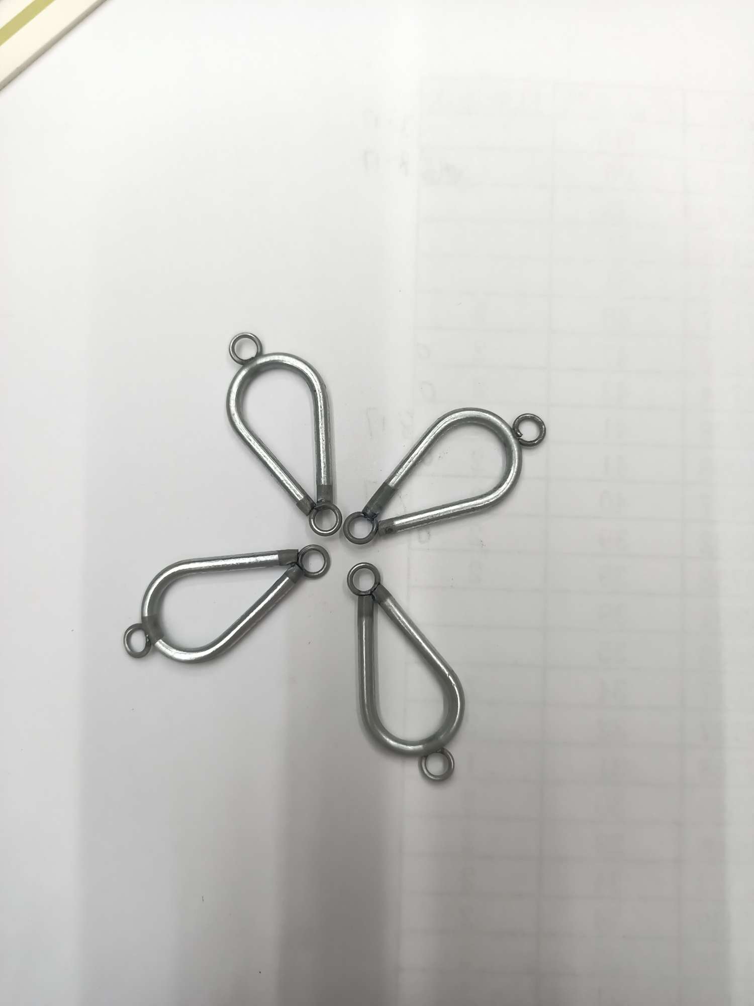 飞龙饰品水滴碰圈合金饰品配件连接件图