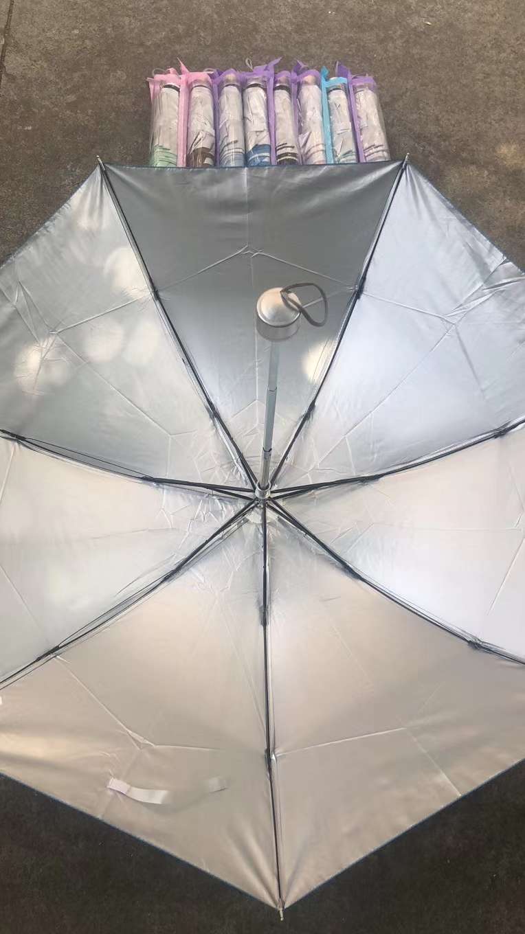 7根银胶伞细节图