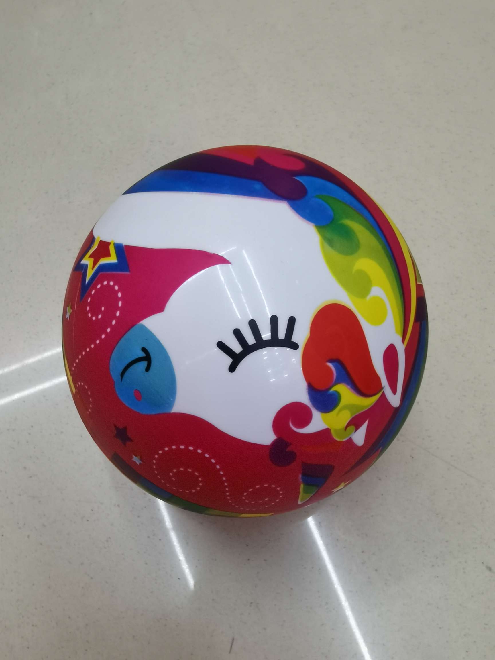 6寸环保彩印卡通马