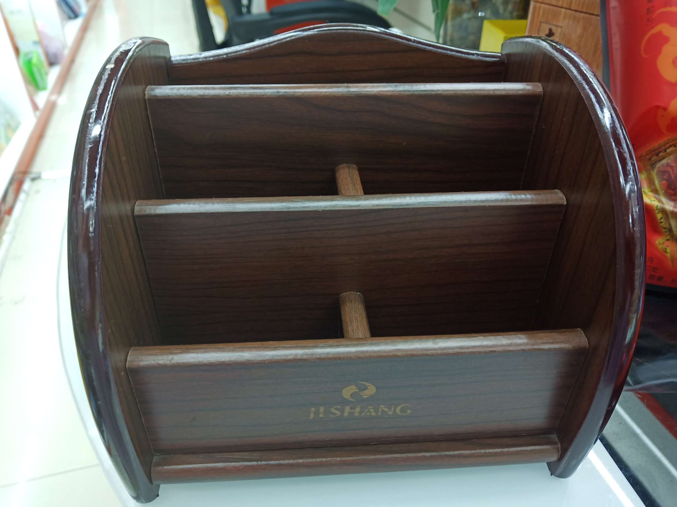 Moder wooden pen holder