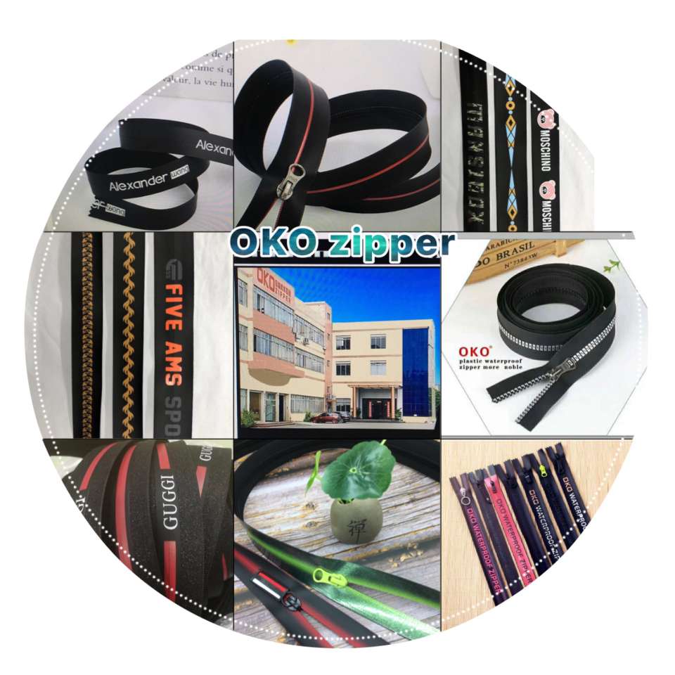OKO印刷各种各样的韩版尼龙防水拉链产品图
