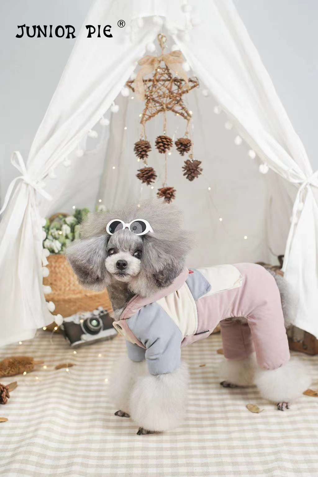 The JUNIOR PIE 】 the new 2020 starting 🎊 🎊 🎊
Suede matching color four-legged cotton-padded suit
Adopt suede cotton fabric, feel soft and fine