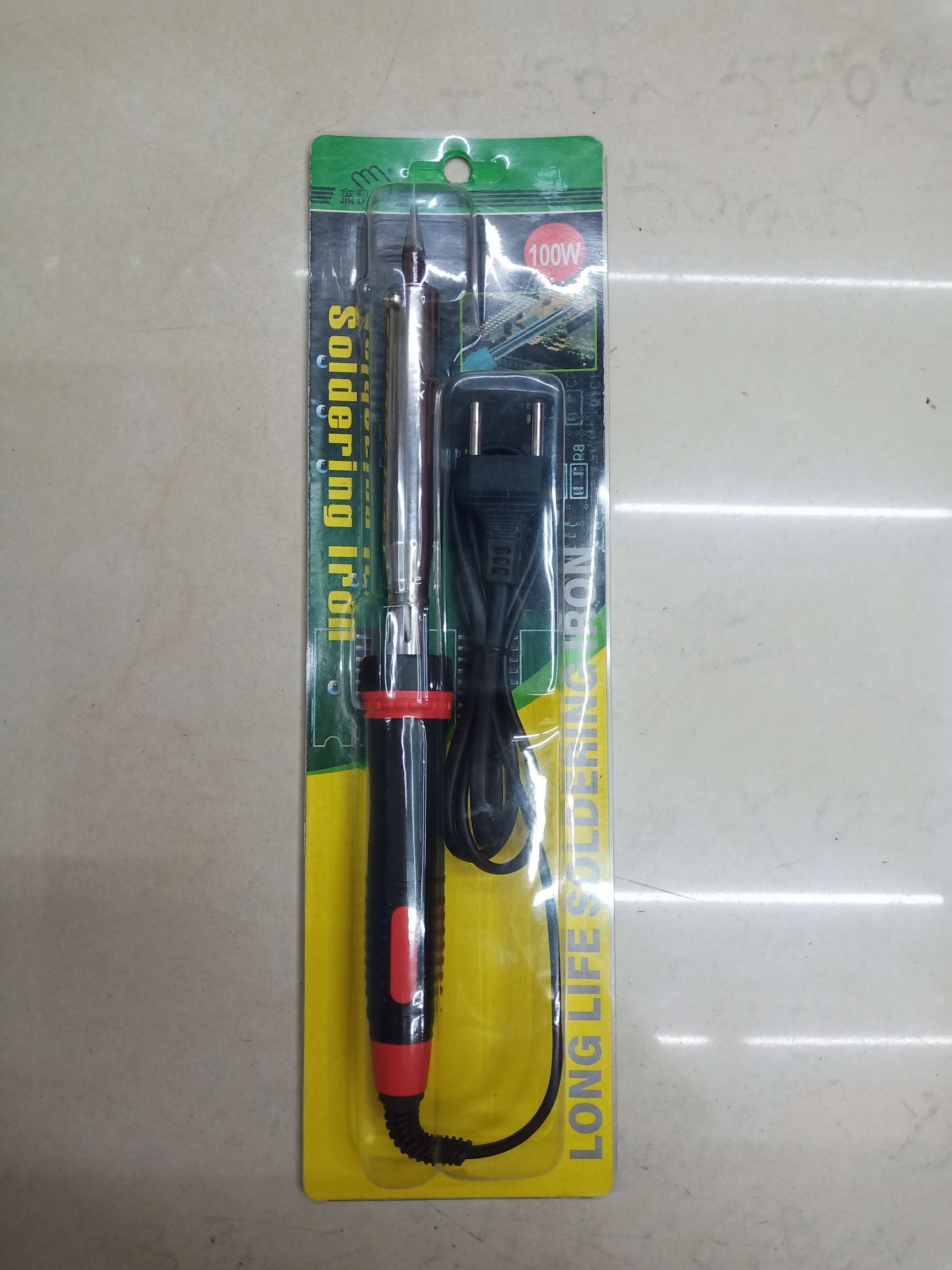 电烙铁美规220V外热式国规100W胶柄优质尖嘴电烙铁