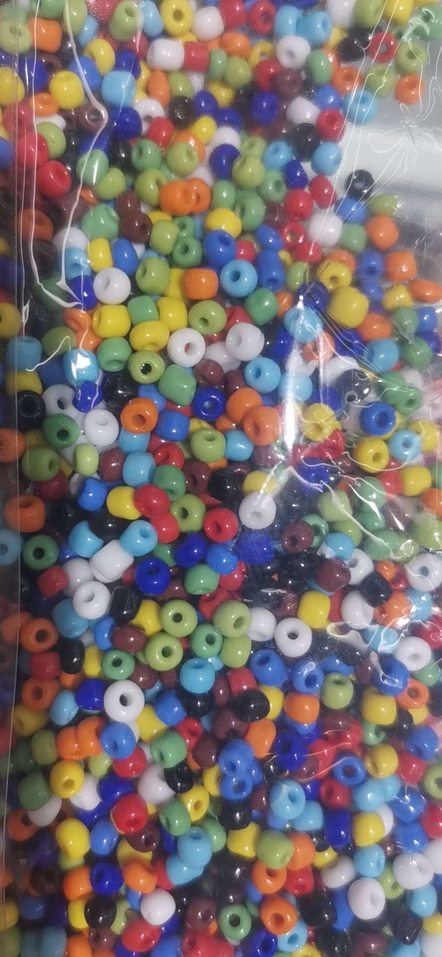 2mm4mmDIY饰品串珠配件隔珠 手工项链手链十字绣材白底实物图