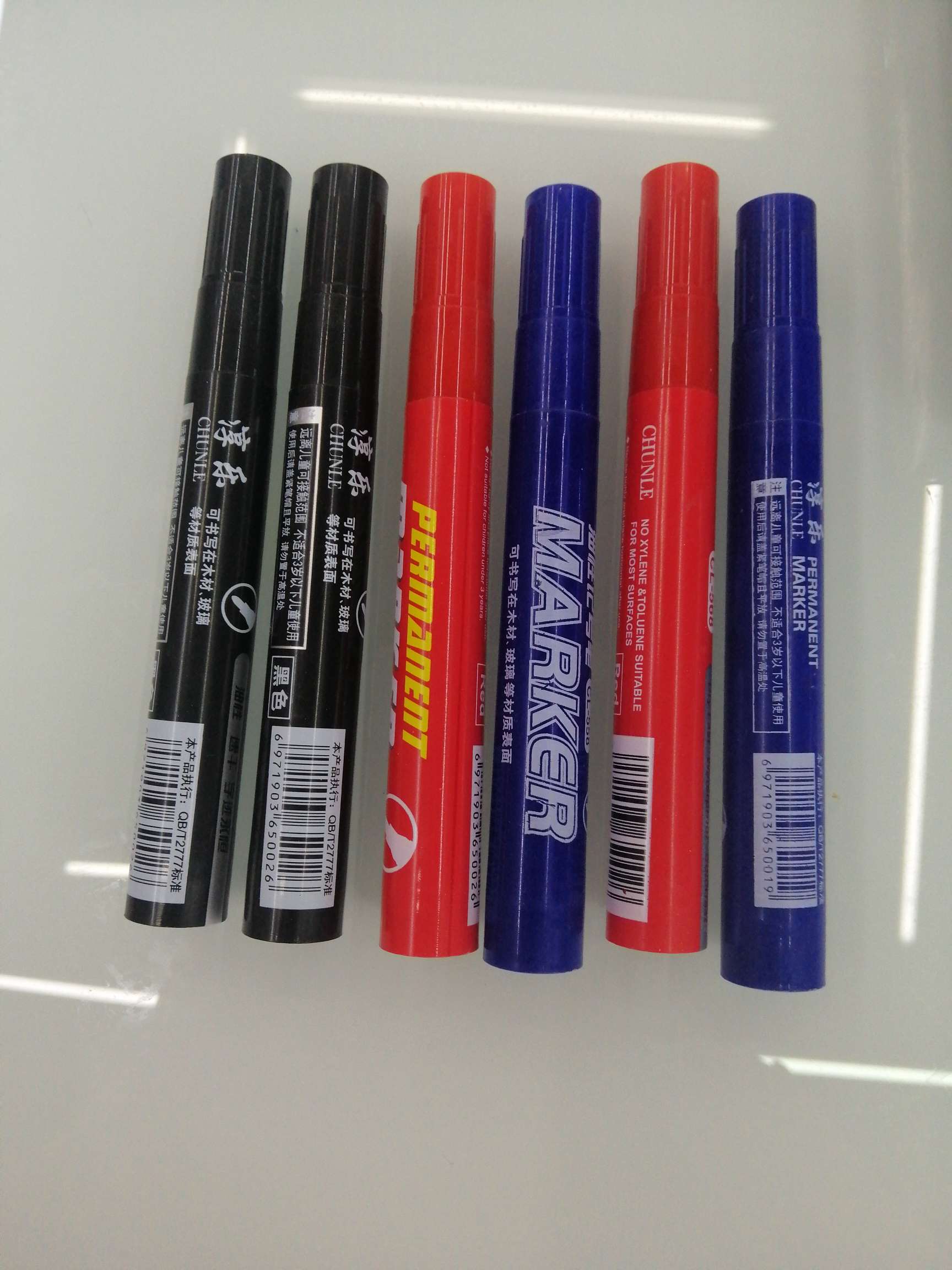 Hanjia Stationery Office Culture Student Writing Tools Marker Pen Chunle CL - 568 Logistics Special Oil-based Marker Pen Specification drawing