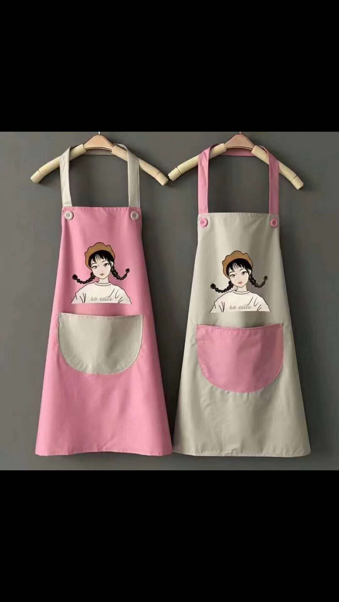 Waterproof apron for girls