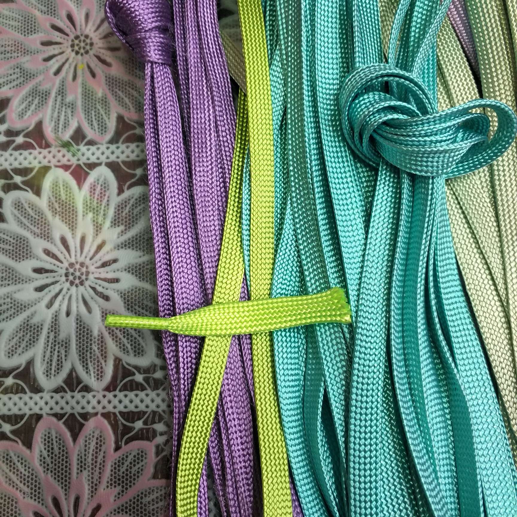 多色涤纶7㎜扁带，适合于挂不同的吊牌。详情图10