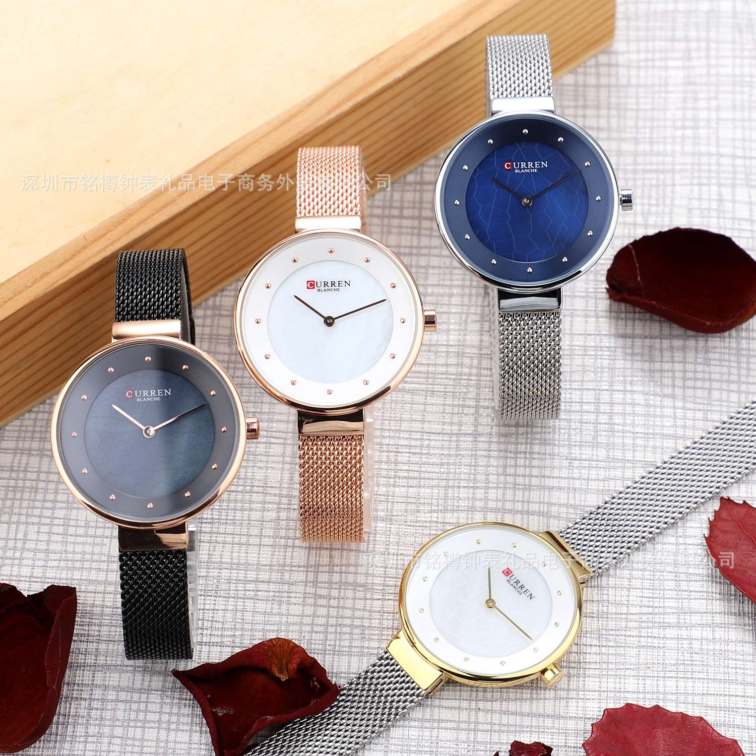 curren kairion acero inoxidable malla correa para mujeres reloj resistente al agua Application Scenario