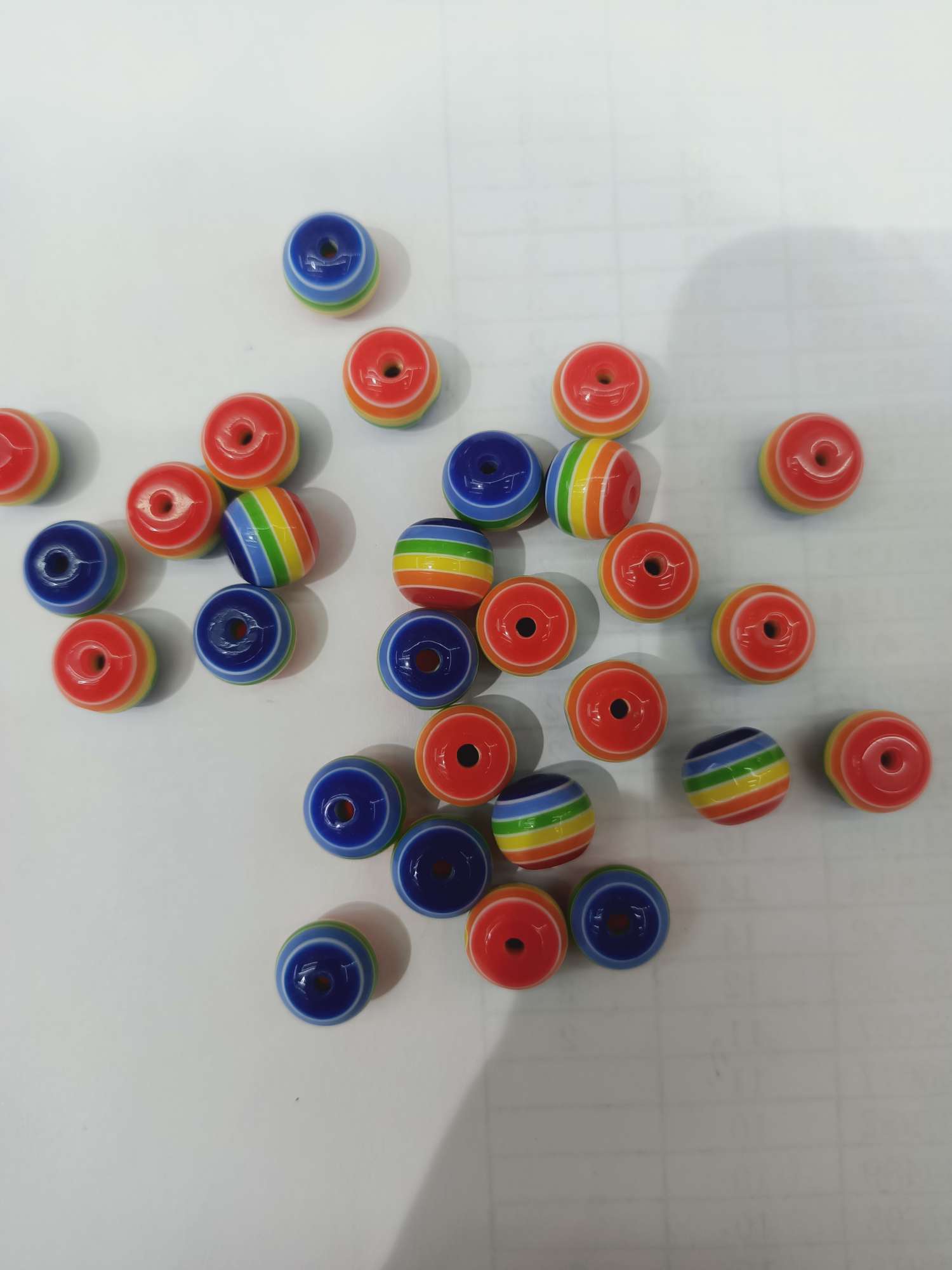 8mm七彩珠