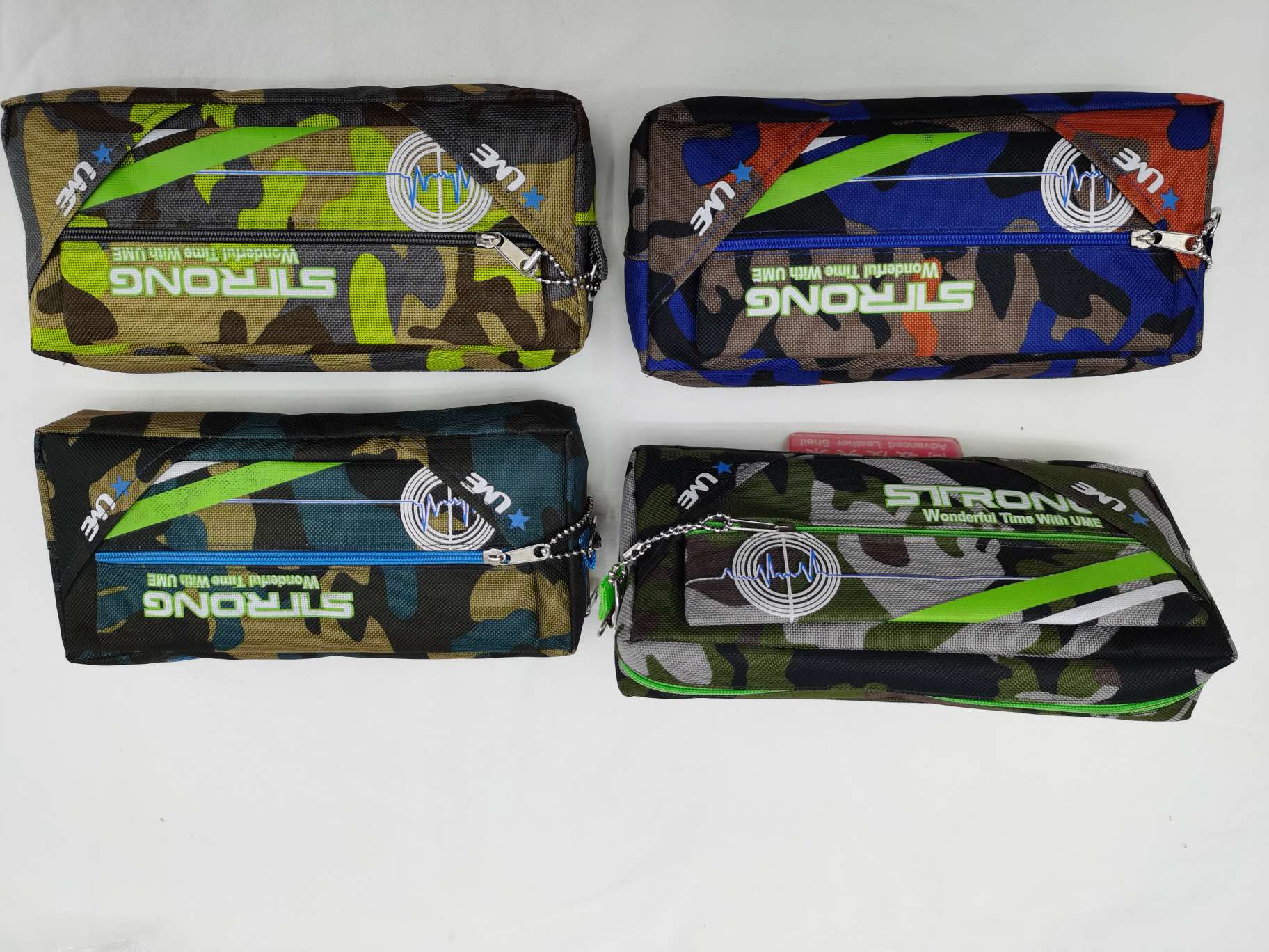 Han edition pen bag of Oxford bags cartoon pen pen bag bag students P Ⅴ C pen pen bag web celebrity pen bag nylon bag cylinder pen bag of large capacity pen bag creative pen bag camouflage pen bag new pen bag thumbnail