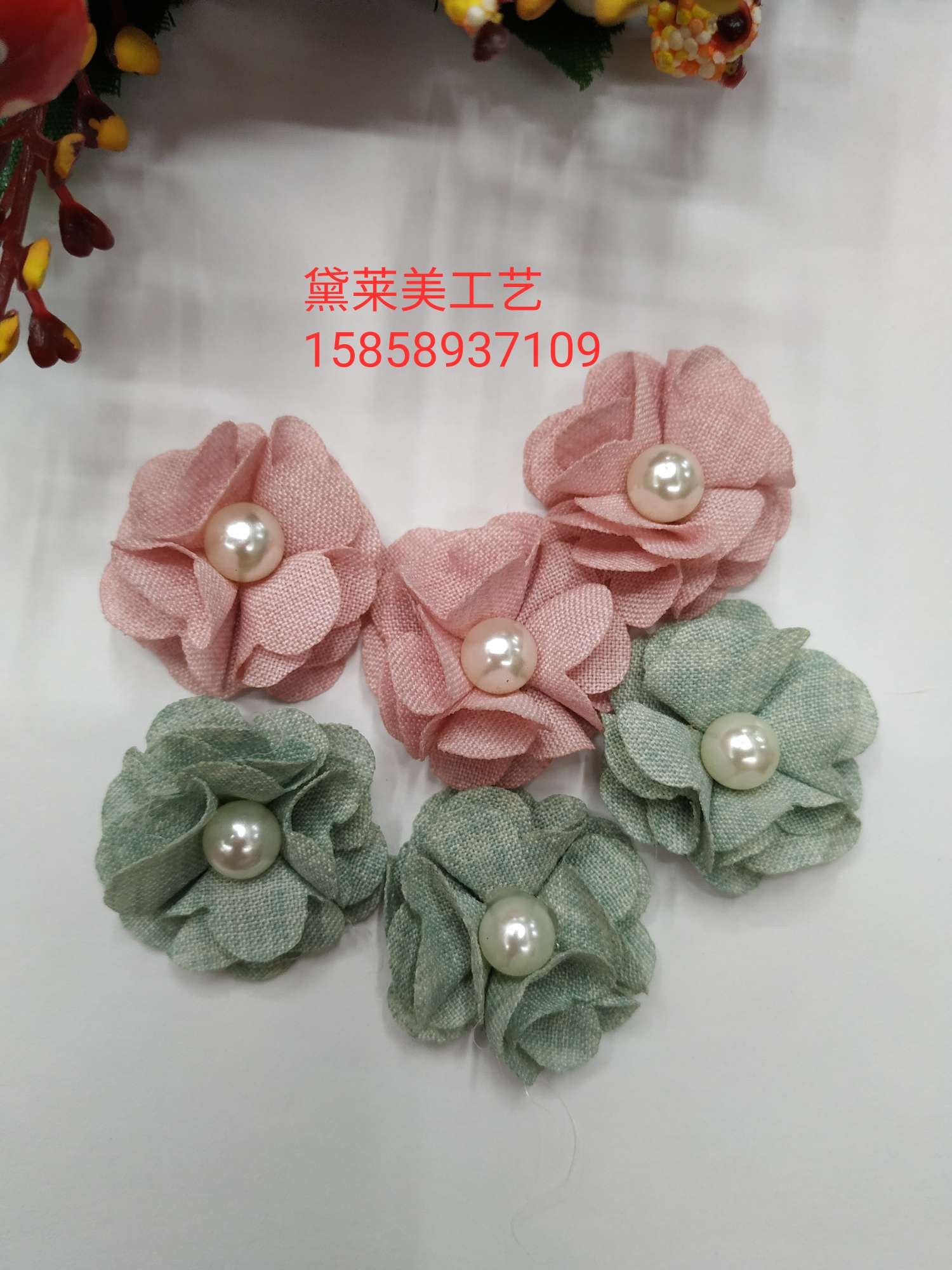 Handmade bowknot floret frilled corsage thumbnail