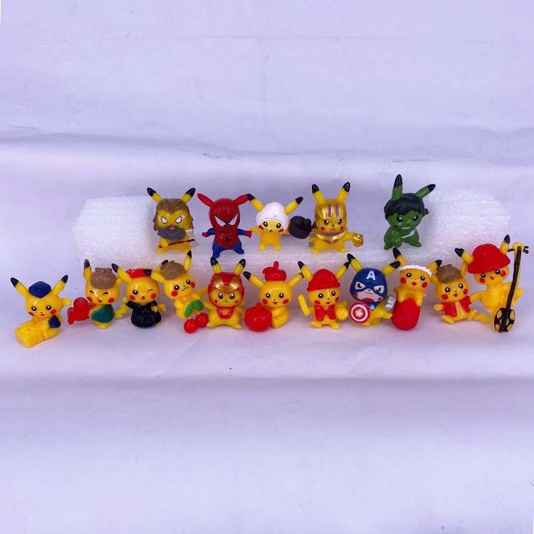 16 Pikachu Pokemon children's toys wholesale blind box doll doll model toys decompression